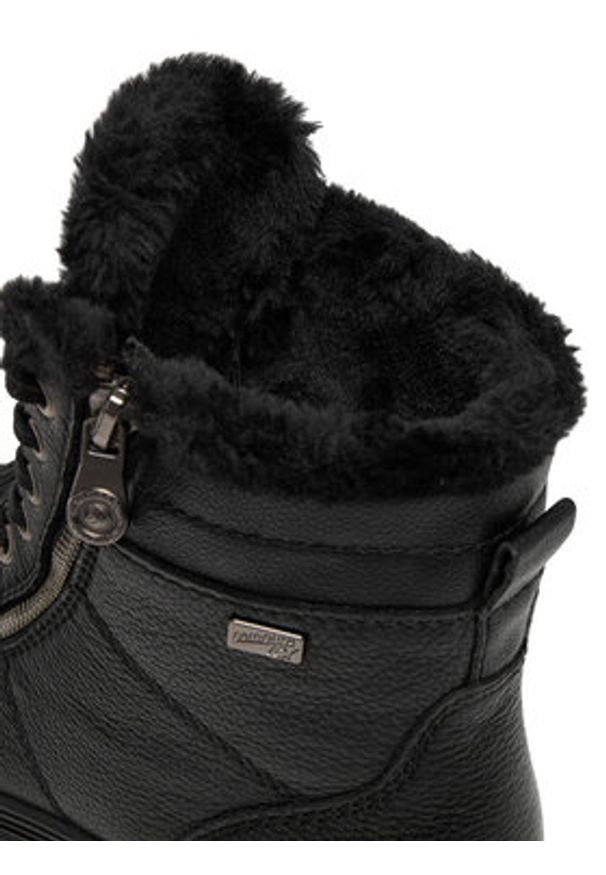 Remonte Trzewiki CEO-D2U73-00 Czarny. Kolor: czarny. Materiał: skóra