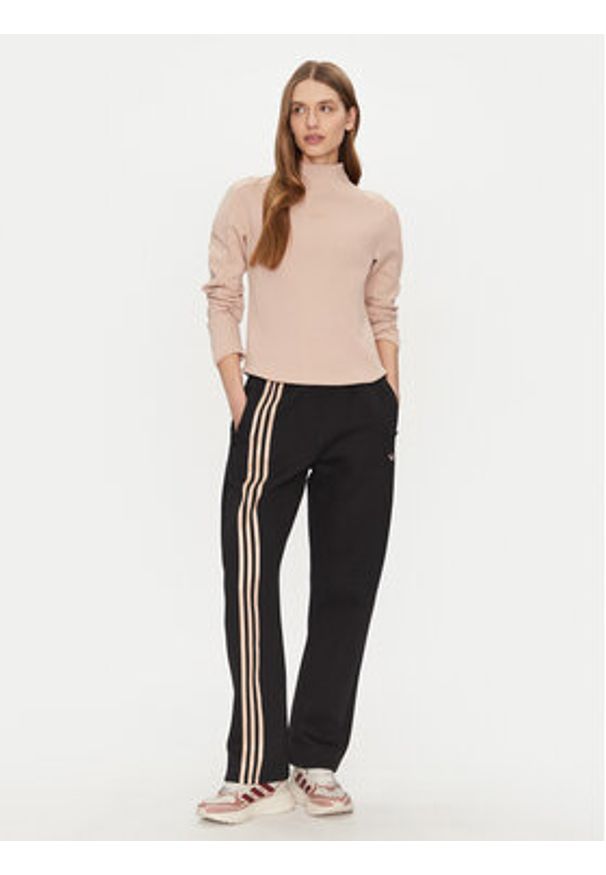 Adidas - adidas Spodnie dresowe 3-Stripes Sweat JJ0941 Czarny Loose Fit. Kolor: czarny. Materiał: syntetyk