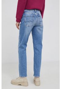 Pepe Jeans Jeansy Mary damskie high waist. Stan: podwyższony. Kolor: niebieski