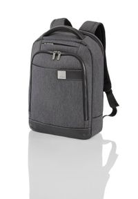 TITAN POWER PACK Plecak biznesowy na laptopa 16L Mixed Grey. Materiał: materiał, tworzywo sztuczne, poliester. Wzór: melanż. Styl: biznesowy #1