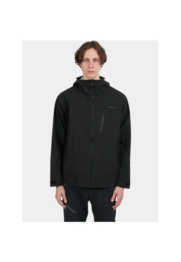 FUNDANGO - Kurtka shell męska Fundango Levy 3L. Kolor: czarny. Sport: turystyka piesza