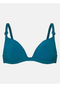 Chantelle Góra od bikini Celestial C12TNP Turkusowy. Kolor: turkusowy. Materiał: syntetyk