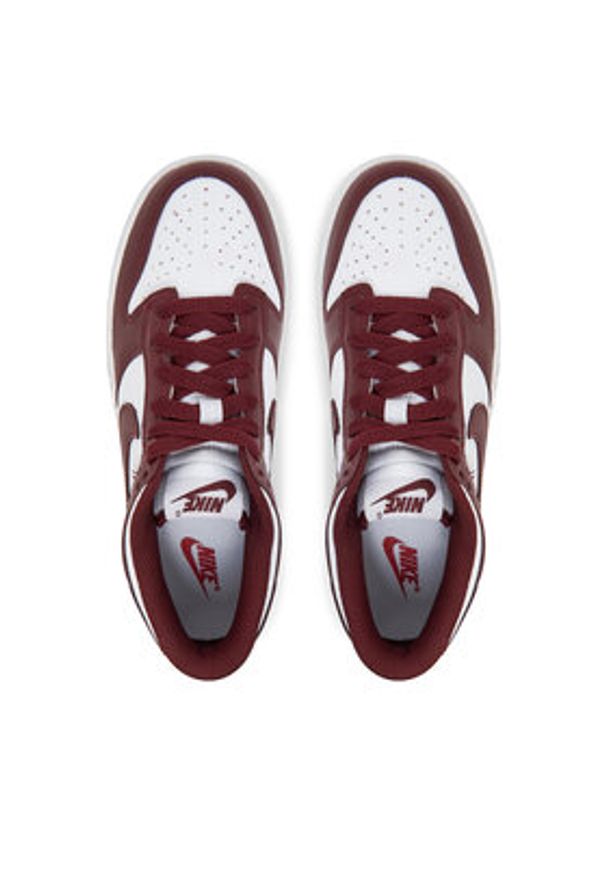 Nike Sneakersy Dunk Low (GS) FB9109 115 Biały. Kolor: biały. Materiał: skóra