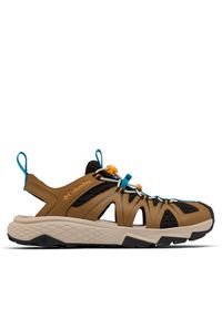 columbia - Columbia Sandały Peakfreak Rush™ Leather Sandal 2109471 Brązowy. Kolor: brązowy. Materiał: materiał