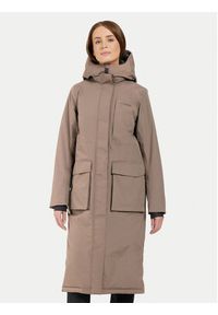 Didriksons Parka Leya 504846 Brązowy Relaxed Fit. Kolor: brązowy. Materiał: syntetyk #6