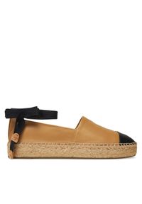 Espadryle Tory Burch. Kolor: brązowy