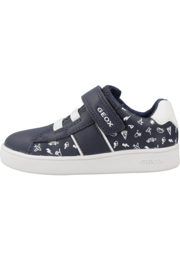 Geox - Buty GEOX B ECLYPER BOY Niebieski. Kolor: niebieski. Materiał: syntetyk, tkanina. Sport: turystyka piesza