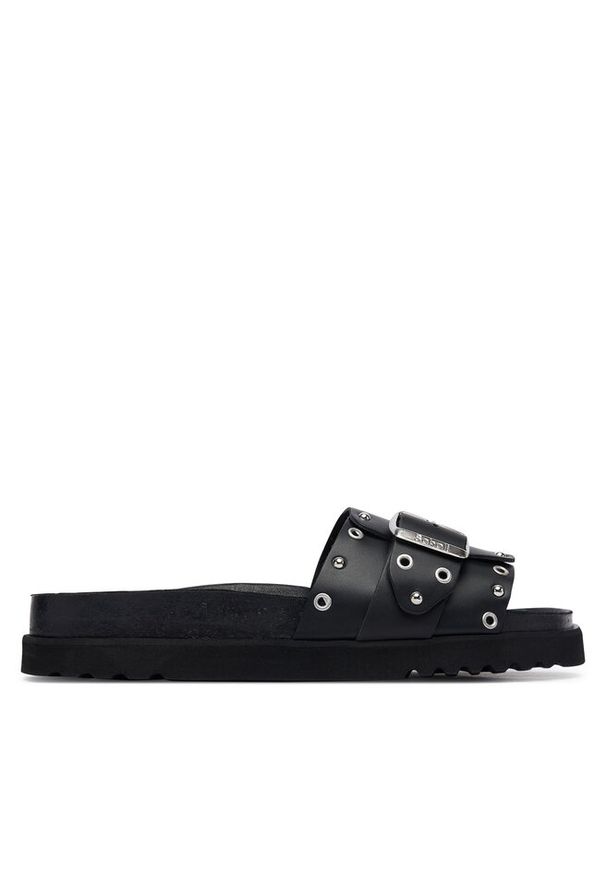 Klapki Scholl. Kolor: czarny