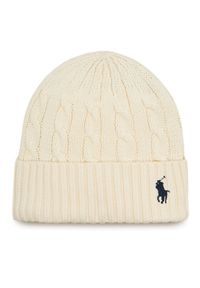 Polo Ralph Lauren Czapka 455954637001 Écru. Materiał: materiał, bawełna