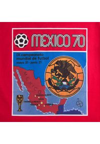 COPA FOOTBALL - Koszulka dla dorosłych - Panini FIFA Mistrzostwa Świata Meksyk 1970 - Czerwony. Kolor: czerwony. Sport: piłka nożna