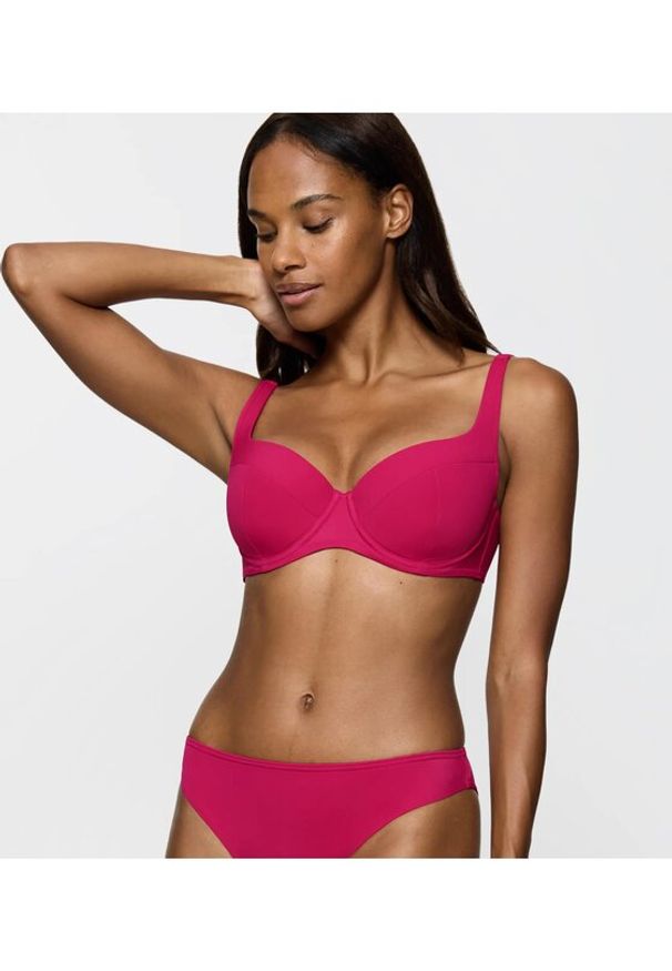 Triumph Góra od bikini Summer Twist 10222675 Różowy. Kolor: różowy. Materiał: syntetyk