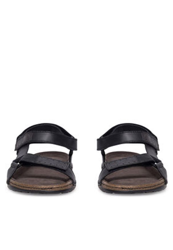 Lasocki Sandały LORENZO-17 MI25 Czarny. Kolor: czarny. Materiał: skóra