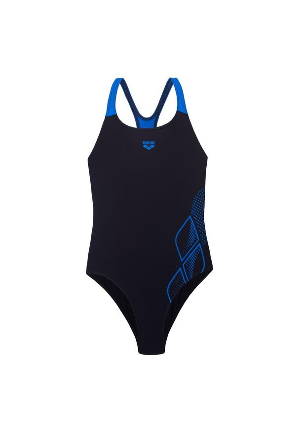 Strój Kąpielowy Arena Swimsuit Swim Pro Back Graphic. Kolor: czarny. Materiał: materiał