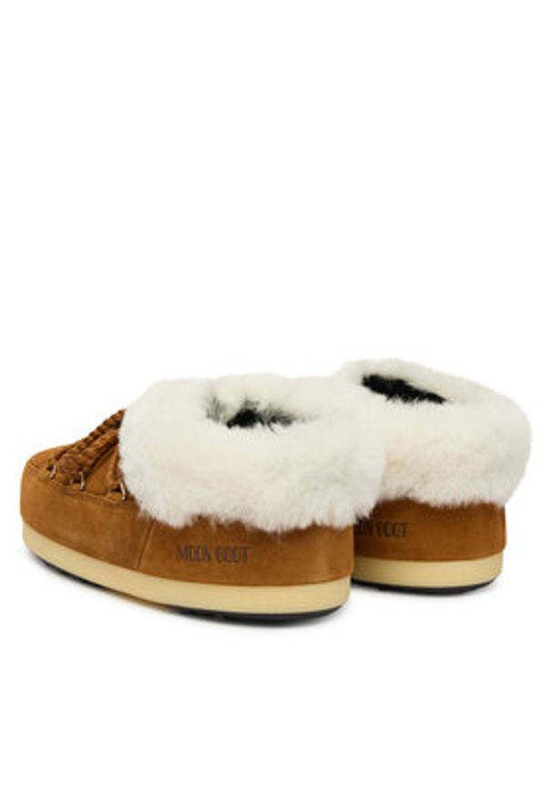 Moon Boot Śniegowce Mb Evx Mule Suede 80D1470090 Brązowy. Kolor: brązowy. Materiał: skóra, zamsz