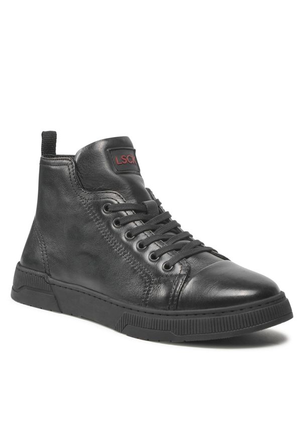 Sneakersy Lasocki For Men MI08-NICO-01 ( Black. Kolor: czarny. Materiał: skóra
