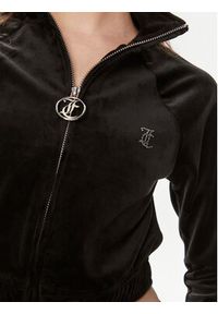 Juicy Couture Bluza Tasha JCWCT24306 Czarny Slim Fit. Kolor: czarny. Materiał: syntetyk