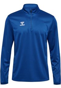 Hummel - Bluza hmlESSENTIAL HALF-ZIP. Kolor: niebieski