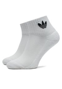 Adidas - adidas Zestaw 3 par wysokich skarpet unisex Mid Crew IJ5612 Kolorowy. Materiał: bawełna, materiał. Wzór: kolorowy #5