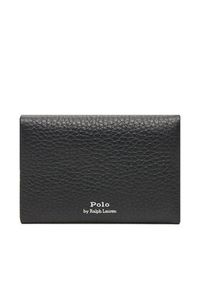 Polo Ralph Lauren Mały Portfel Męski 427949873014 Czarny. Kolor: czarny. Materiał: skóra