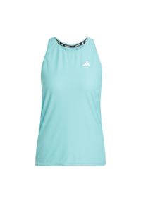 Adidas - Koszulka bez rękawów Own The Run. Kolor: zielony. Materiał: materiał. Długość rękawa: bez rękawów. Sport: bieganie