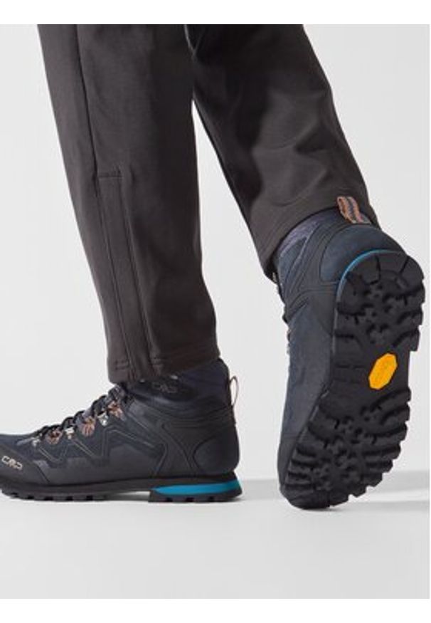 CMP Trekkingi Athunis Mid Trekking Shoe Wp 31Q4977 Szary. Kolor: szary. Materiał: zamsz, skóra. Sport: turystyka piesza