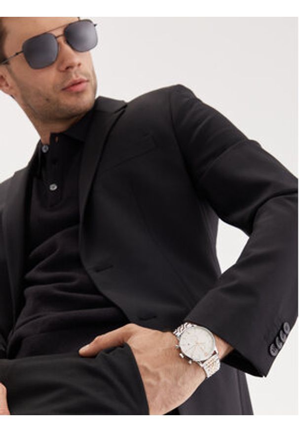 Emporio Armani Zegarek AR0399 Srebrny. Kolor: srebrny