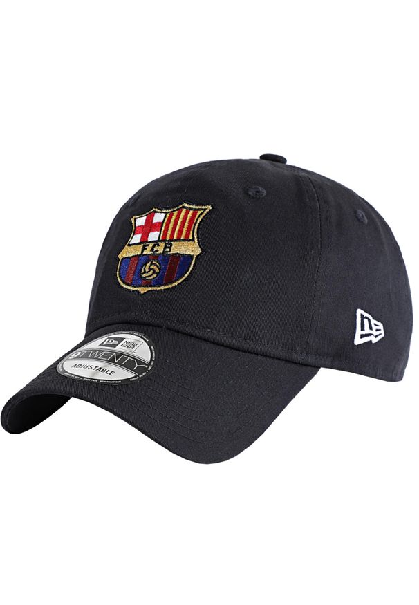 New Era - Czapka z daszkiem męska Core 9Twenty FC Barcelona Cap. Kolor: niebieski. Materiał: bawełna