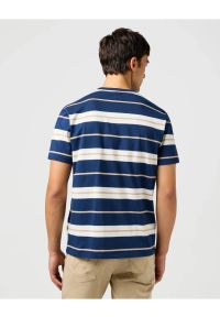 Wrangler - MESKA KOSZULKA WRANGLER STRIPE TEE BLACK IRIS 112362724 #4
