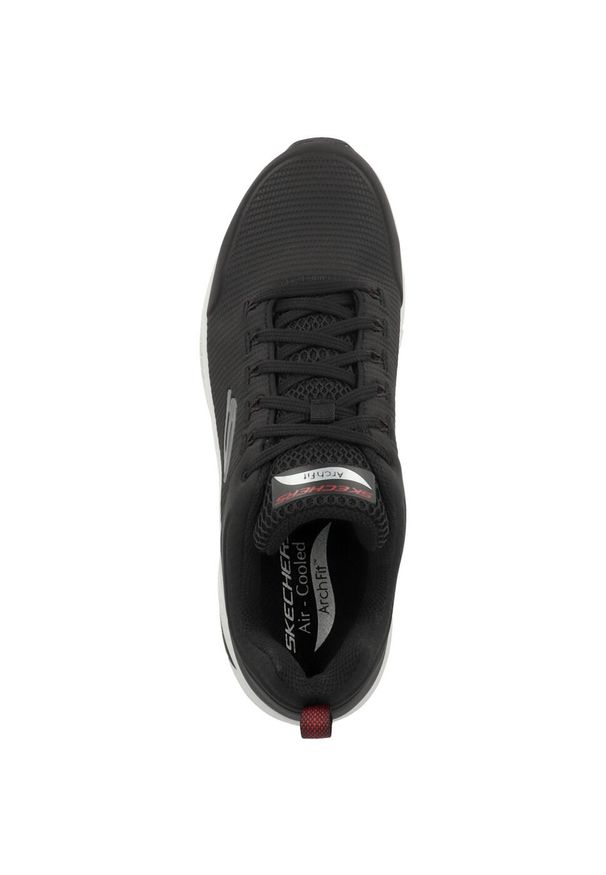 skechers - Buty do chodzenia męskie Skechers Arch Fit. Zapięcie: sznurówki. Kolor: czarny, biały, wielokolorowy. Materiał: tkanina, materiał, syntetyk. Szerokość cholewki: normalna. Sport: turystyka piesza