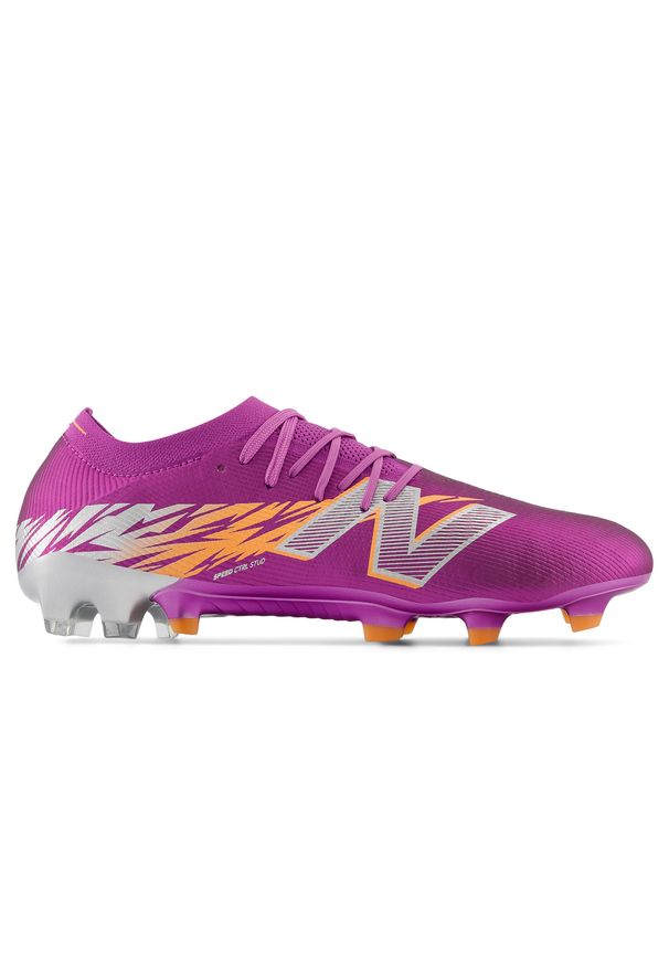 Korki męskie New Balance FURON ELITE FG V8 SF1FEJ8 – fioletowe. Kolor: fioletowy. Materiał: włókno. Szerokość cholewki: normalna. Sport: piłka nożna
