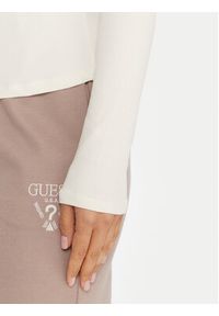 Guess Bluzka V5BP10 KCBF1 Écru Slim Fit. Materiał: bawełna #3