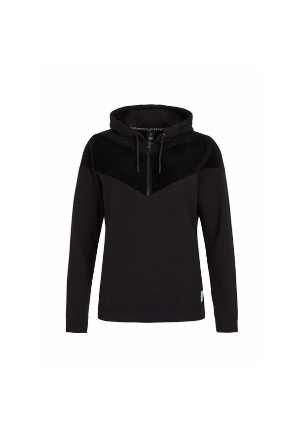 Damska bluza rozpinana 1/4 Protest Nxgatami. Kolor: czarny. Sport: skateboard