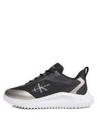 Calvin Klein Jeans Sneakersy YW0YW01442 Czarny. Kolor: czarny. Materiał: materiał #3