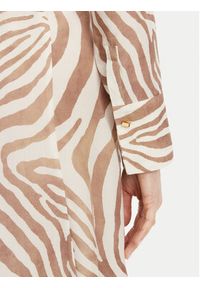 Marciano Guess Sukienka koszulowa 5GGK08 7314A Beżowy Regular Fit. Kolor: beżowy. Materiał: lyocell. Typ sukienki: koszulowe