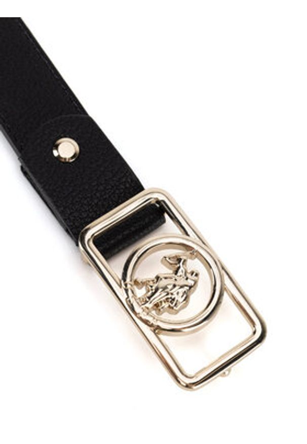 U.S. Polo Assn. Pasek AIUXT2566WBK Czarny. Kolor: czarny. Materiał: skóra