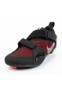 Buty rowerowe Nike W CJ0775008 czarne. Zapięcie: rzepy. Kolor: czarny. Materiał: guma, materiał. Szerokość cholewki: normalna. Sport: kolarstwo