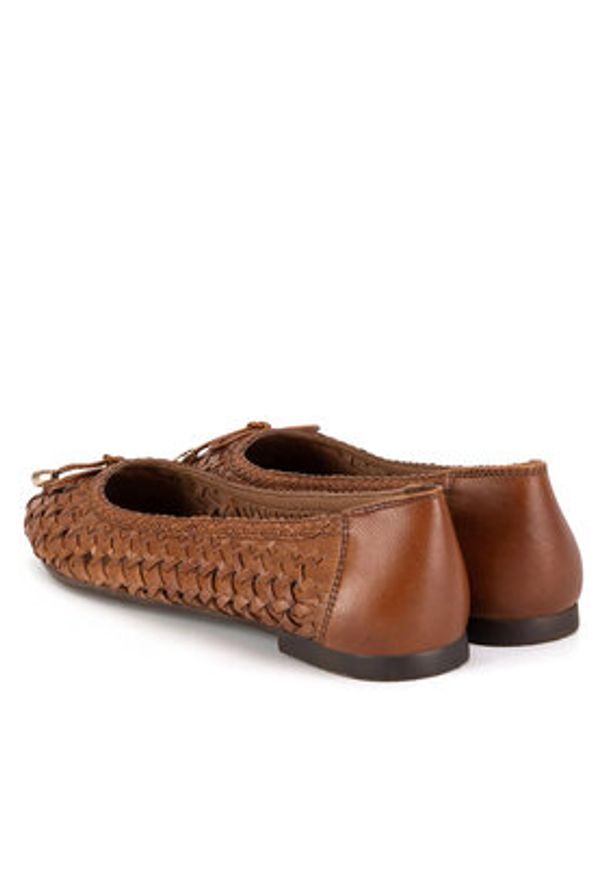 Lasocki Baleriny WI45-550-01 Brązowy. Kolor: brązowy. Materiał: skóra