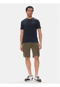 Aeronautica Militare T-Shirt 251TS2429J634 Granatowy Regular Fit. Kolor: niebieski. Materiał: bawełna #2