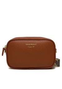 Brązowa listonoszka Emporio Armani skórzana