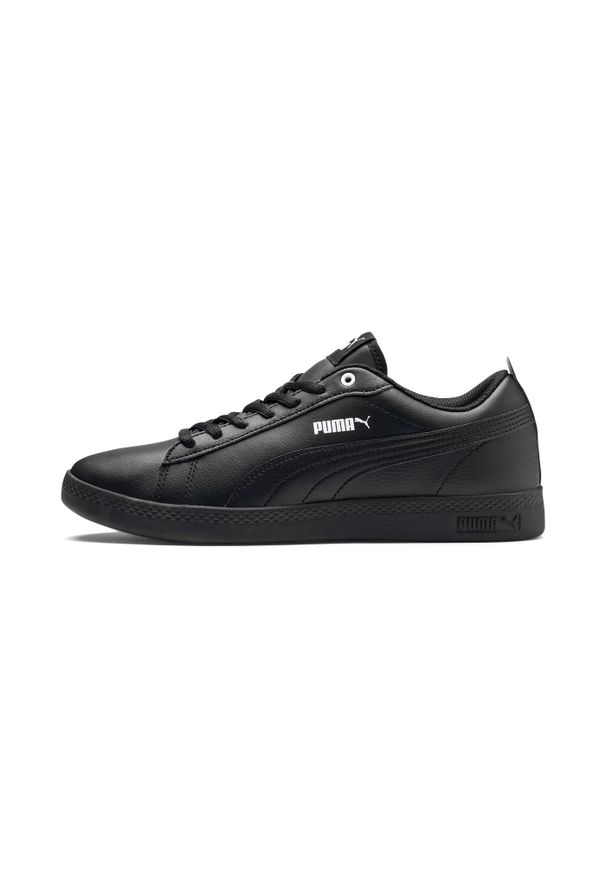 Puma - Sneakersy damskie PUMA SMASH WNS V2 L. Okazja: na co dzień, do pracy, na spacer. Kolor: czarny. Sport: turystyka piesza