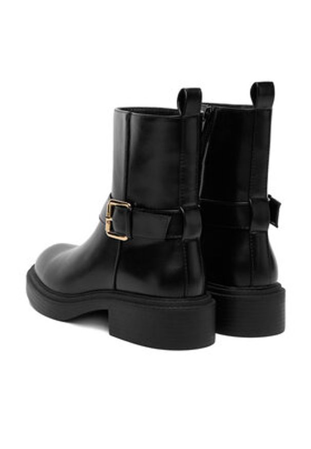 Jenny - JENNY Botki CEO-90069-2 Czarny. Kolor: czarny. Materiał: materiał