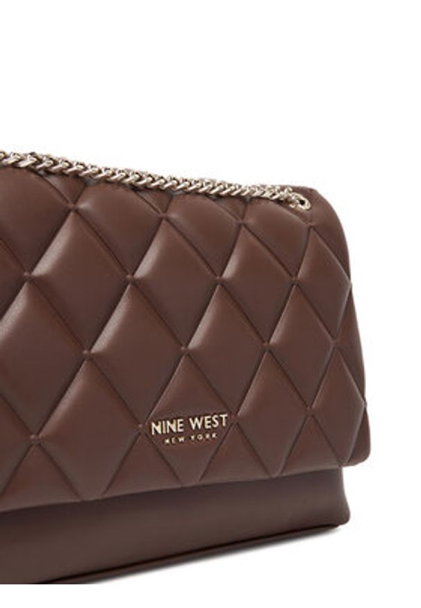 Nine West Torebka CEO-CHARLOTTE-S22560-5 Brązowy. Kolor: brązowy