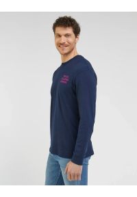 Lee - LEE RELAXED LONGSLEEVE TEE MĘSKA KOSZULKA Z DŁUGIM RĘKAWEM EMPEROR 112341754. Długość rękawa: długi rękaw. Długość: długie