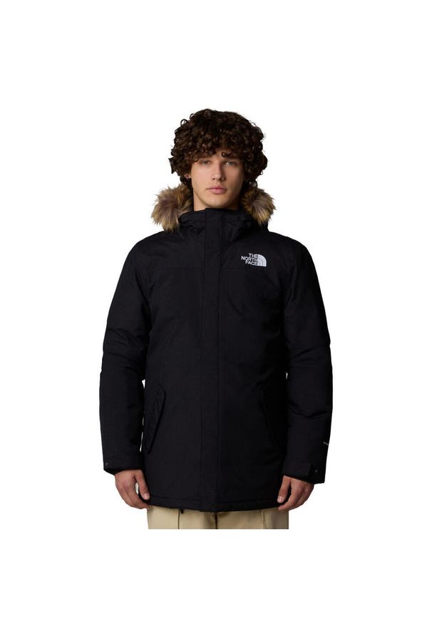 Kurtka turystyczna męska The North Face M Recycled Zaneck Jacket. Kolor: czarny. Materiał: puch