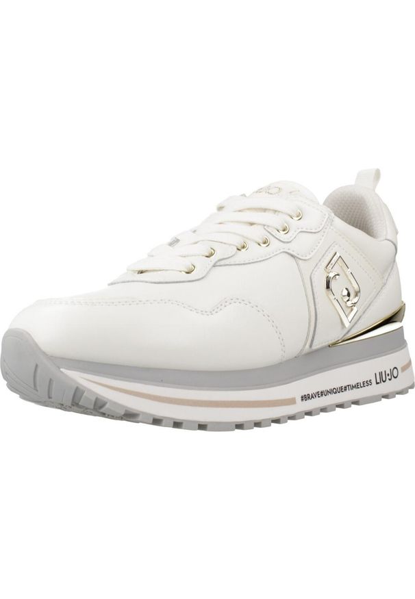 Liu Jo - Kapcie LIU-JO MAXI WONDER 01 Biały. Kolor: biały. Materiał: syntetyk, tkanina. Styl: sportowy