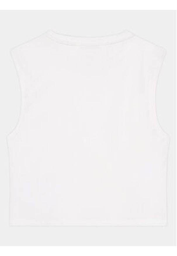 Brave Soul Top LV-627LILY Biały Slim Fit. Kolor: biały. Materiał: bawełna