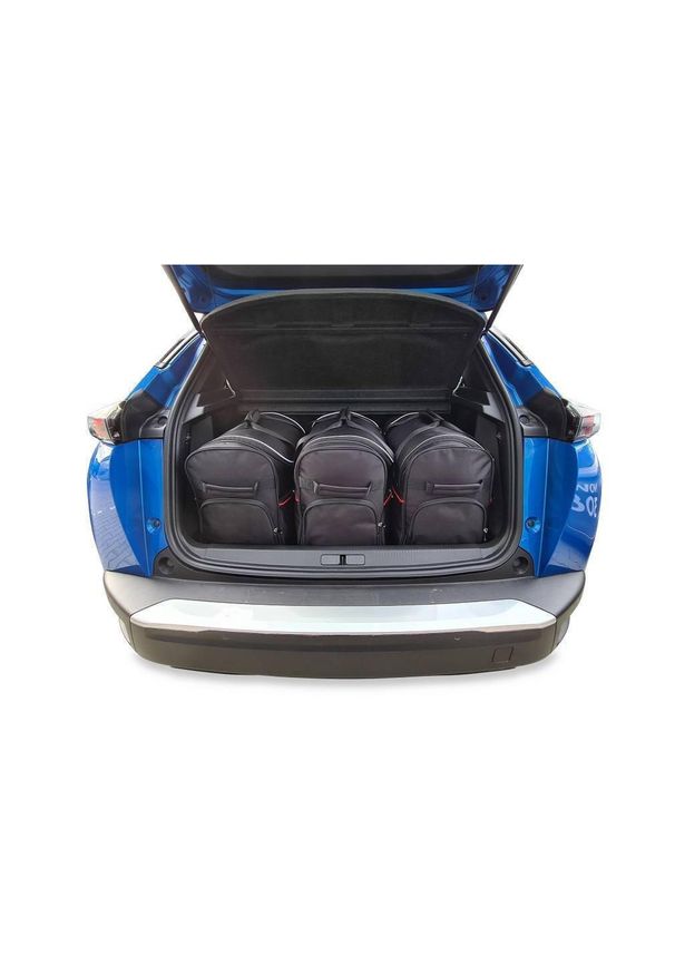 KJUST - Torby Do Bagażnika Peugeot E-2008 Ev 2019+ 3Szt Kjust. Kolor: czarny. Styl: sportowy