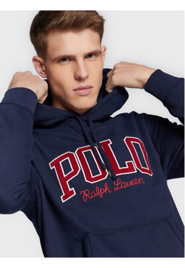 Polo Ralph Lauren Bluza 710878613002 Granatowy Regular Fit. Typ kołnierza: polo. Kolor: niebieski. Materiał: syntetyk