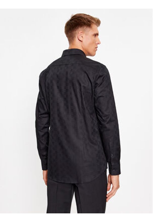 Hugo Koszula Kenno 50500965 Czarny Slim Fit. Kolor: czarny. Materiał: bawełna