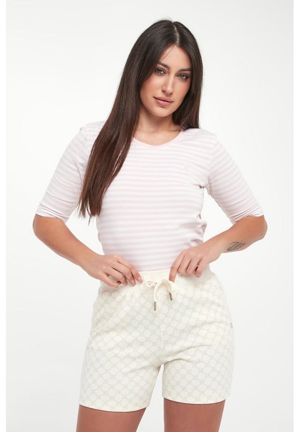 T-shirt damski w paski Tonica JOOP!. Wzór: paski